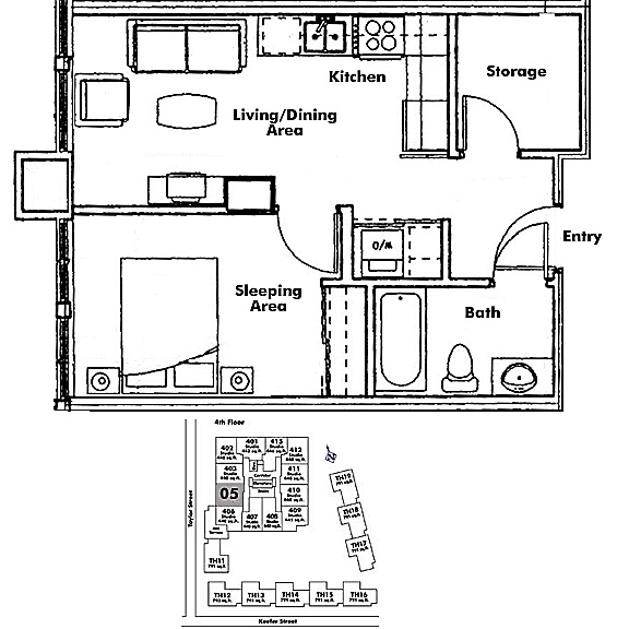 Floor plan 405