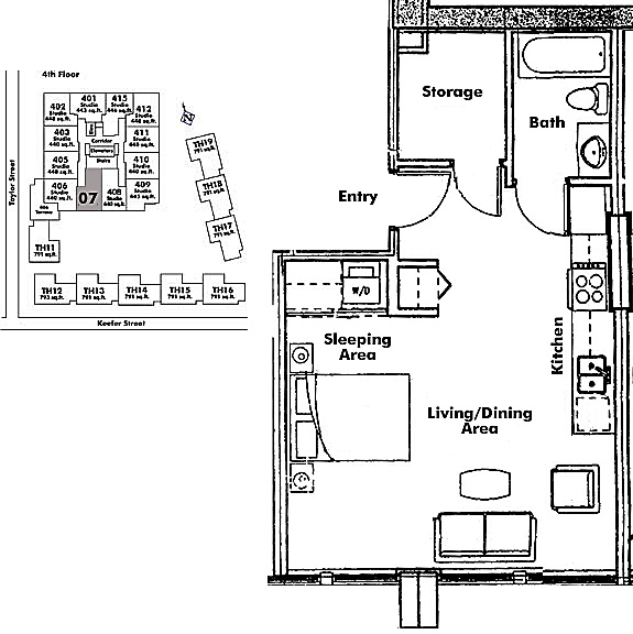Floor plan 307