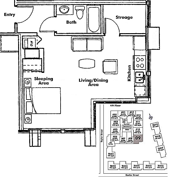 Floor plan 409