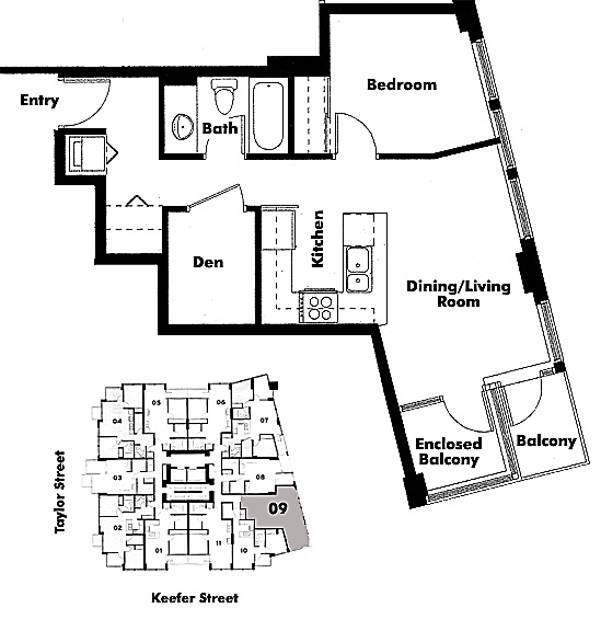Floor plan 709