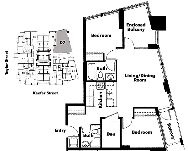 Floor plan 1007