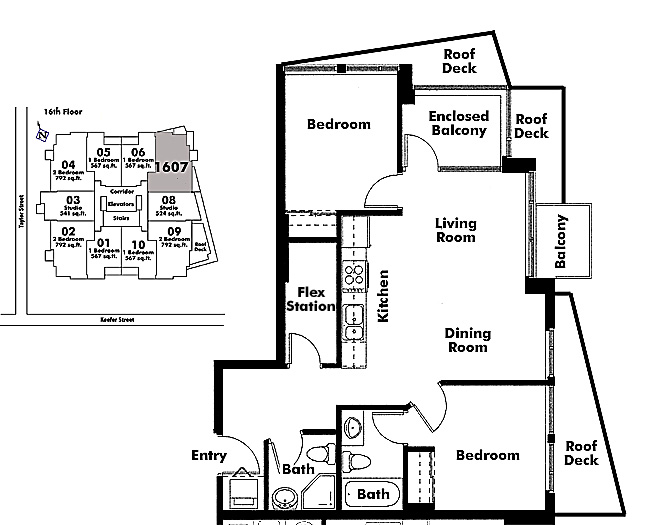 Floor plan 1607