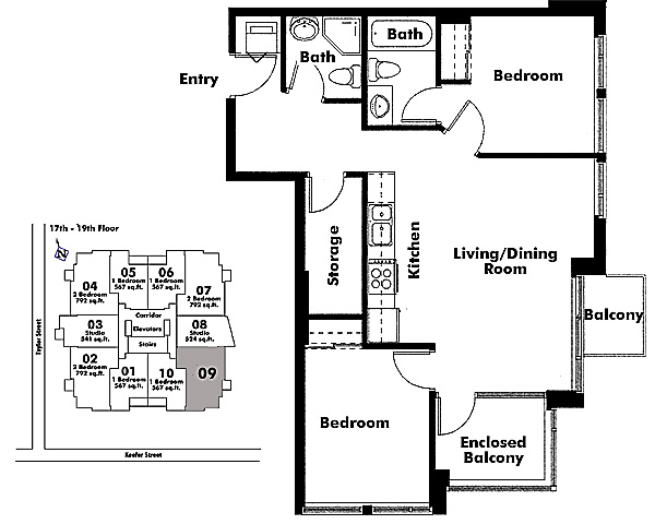 Floor plan 1709