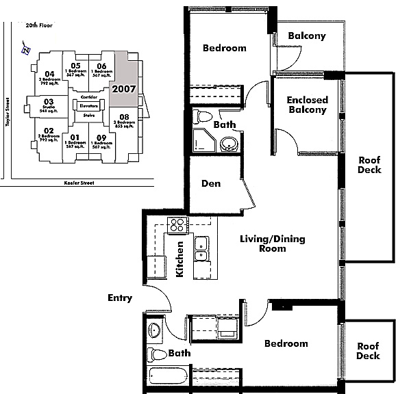 Floor plan 2007