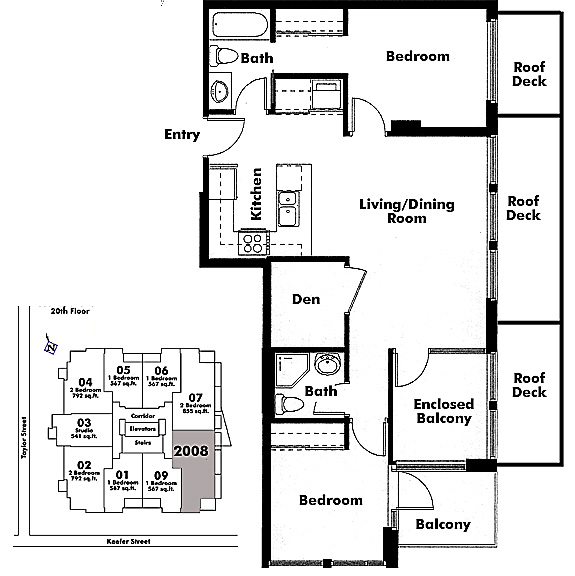 Floor plan 2008