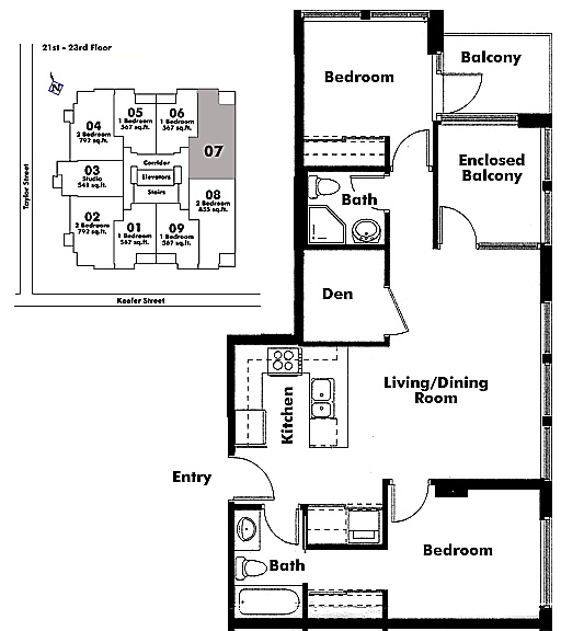 Floor plan 2107