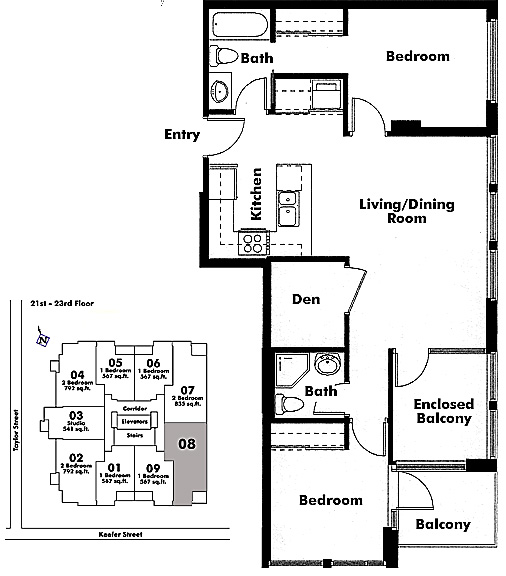 Floor plan 2108