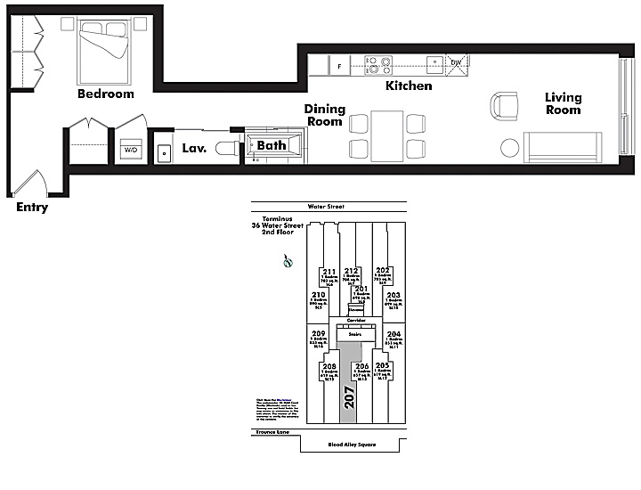 Floor plan 207
