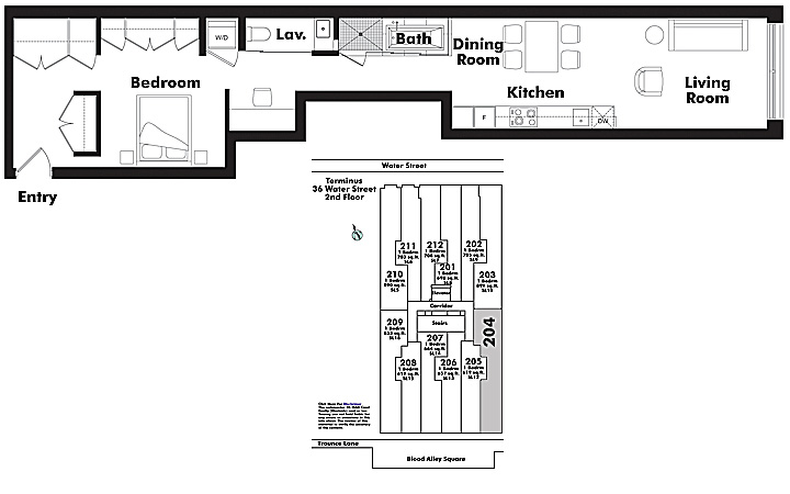Floor plan 204