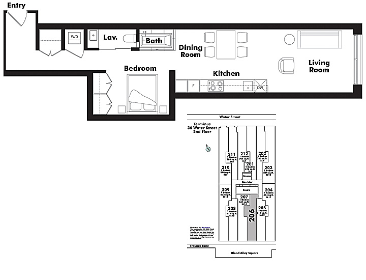 Floor plan 206