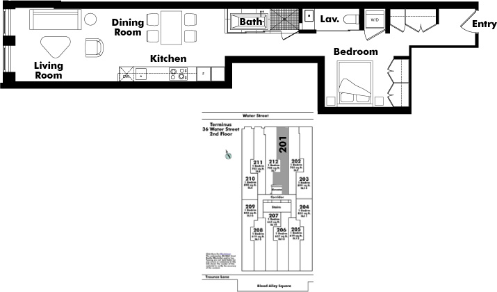Floor plan 201