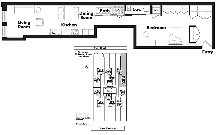 Floor plan 203