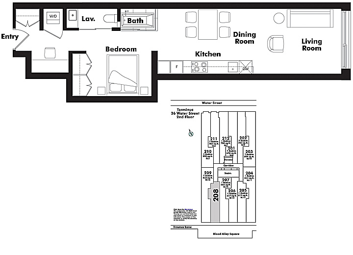 Floor plan 208