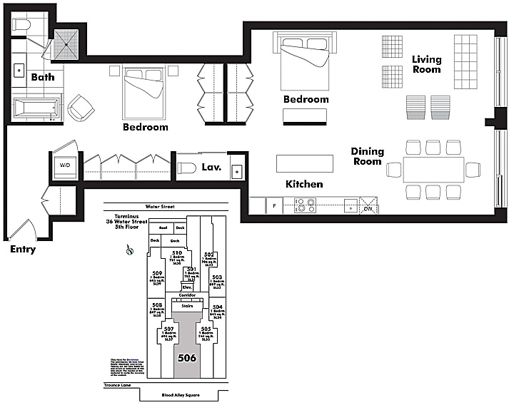 Floor plan 506