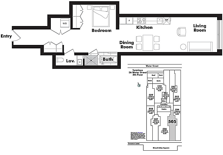 Floor plan 505