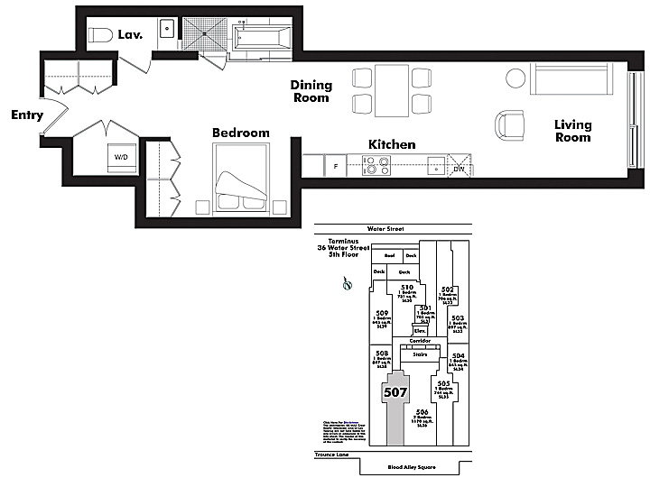 Floor plan 507