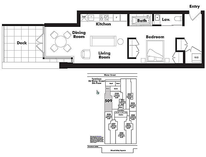Floor plan 509