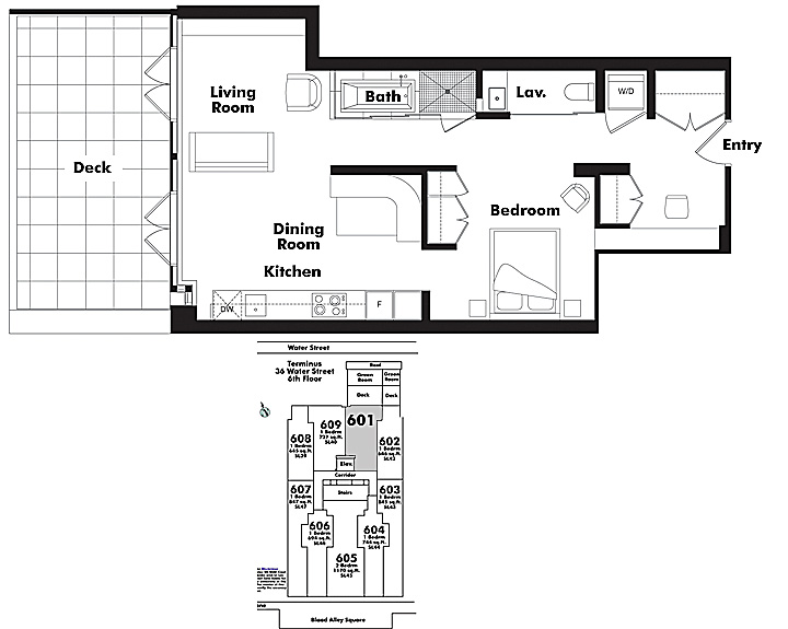 Floor plan 601