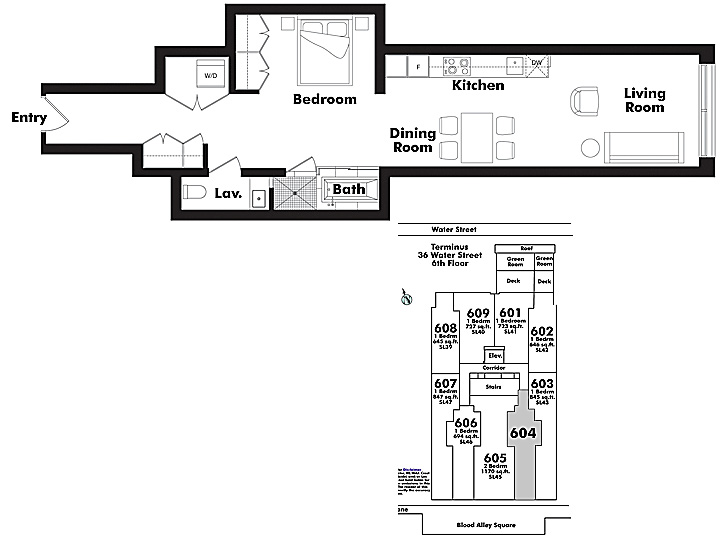 Floor plan 604