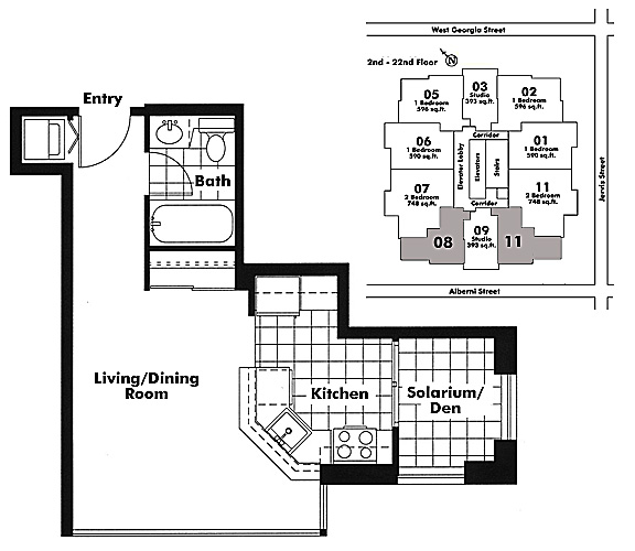 Floor plan 608
