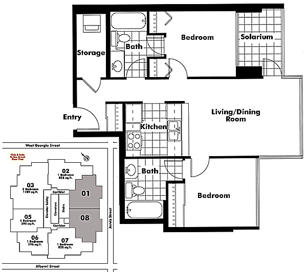 Floor plan 2301