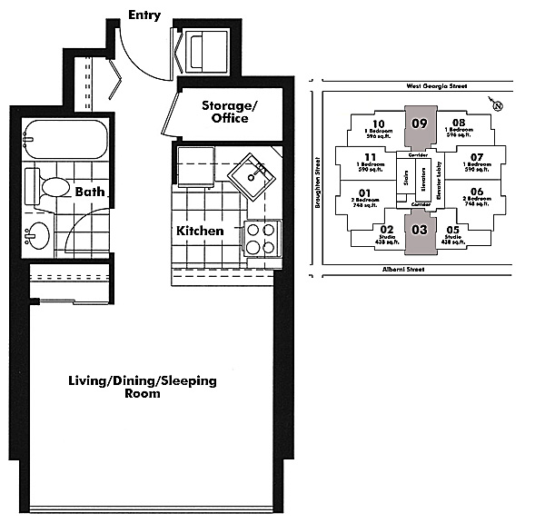 Floor plan 409