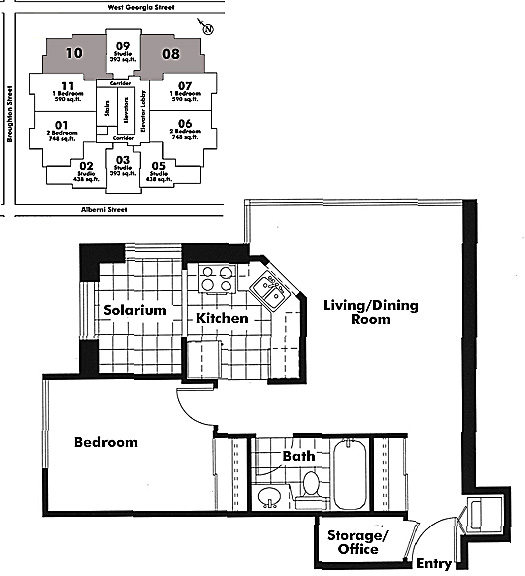 Floor plan 608