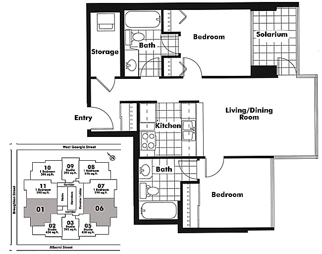 Floor plan 701