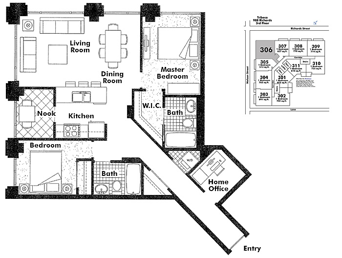 Floor plan 306