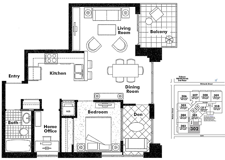 Floor plan 302