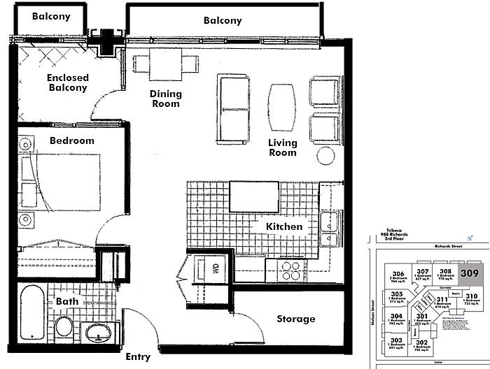 Floor plan 309