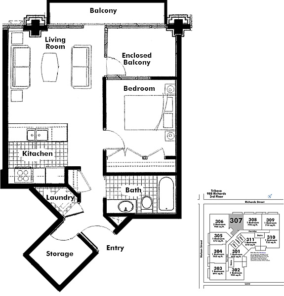 Floor plan 307