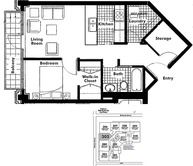 Floor plan 305