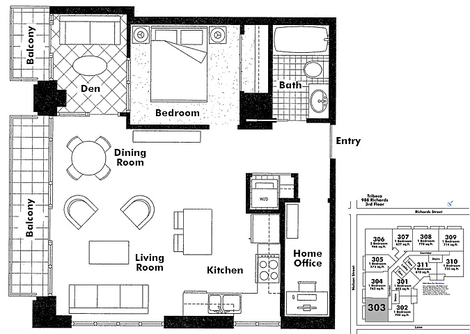 Floor plan 303