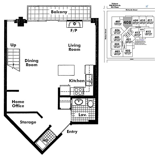 Floor plan 408