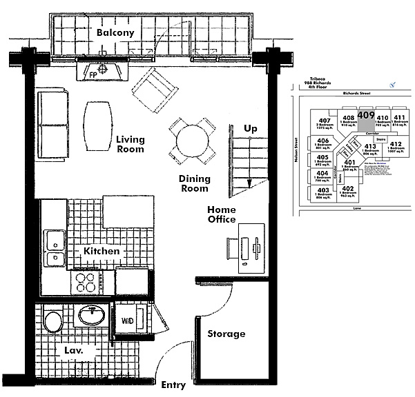 Floor plan 409