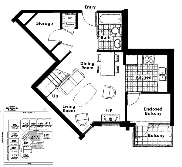 Floor plan 413