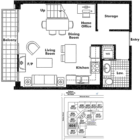 Floor plan 404