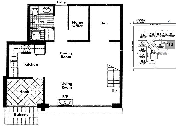 Floor plan 412