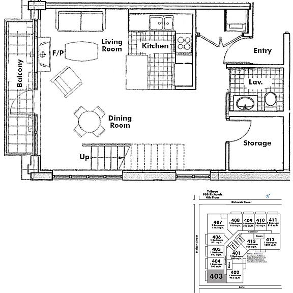 Floor plan 403