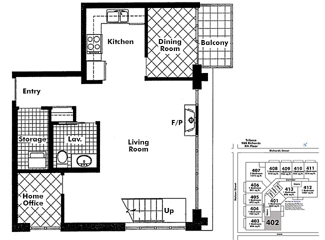 Floor plan 402