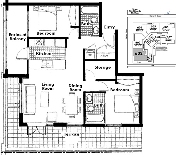 Floor plan 602