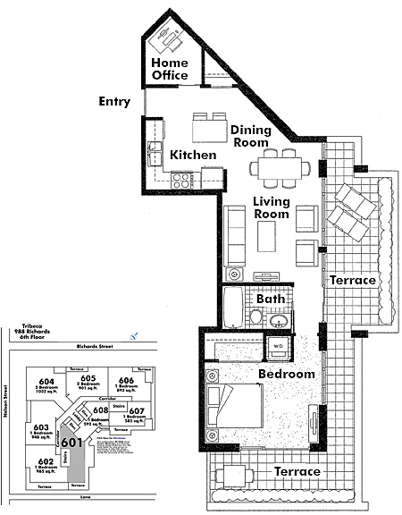 Floor plan 601