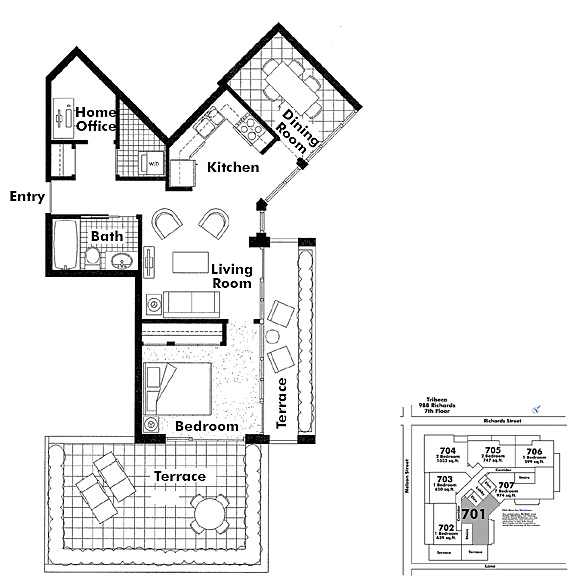 Floor plan 701