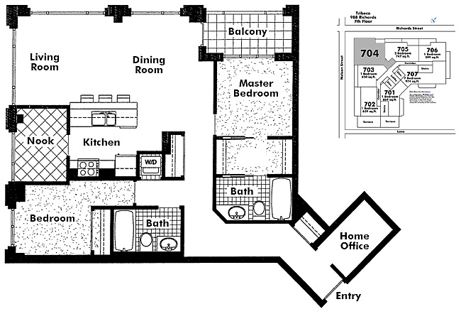 Floor plan 704