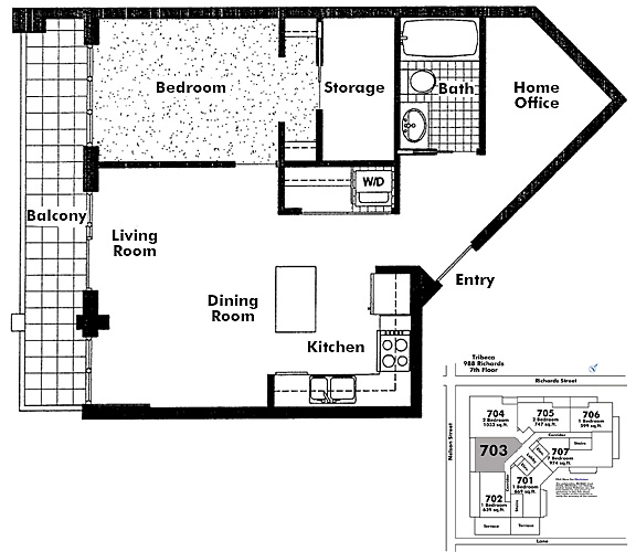 Floor plan 703