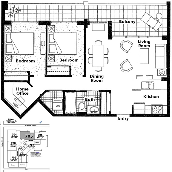 Floor plan 705
