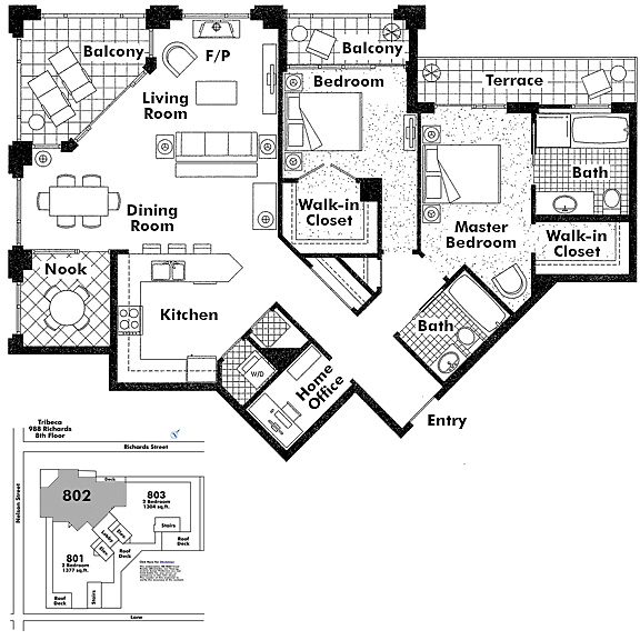 Floor plan 802