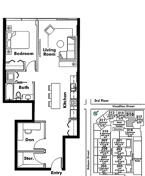 Floor plan 316