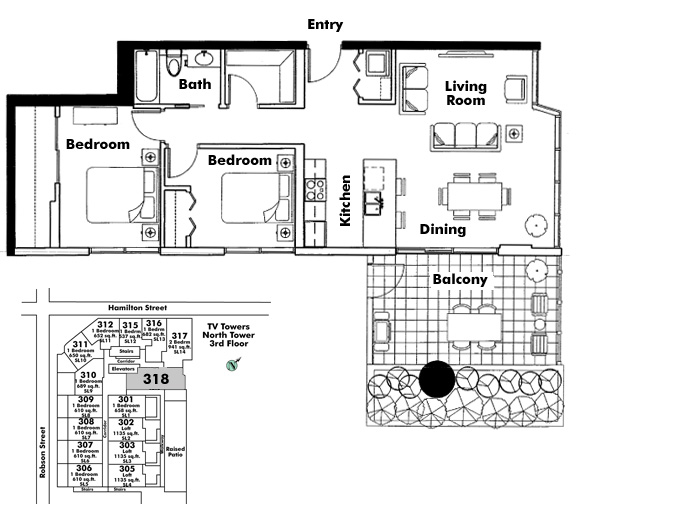 Floor plan 318